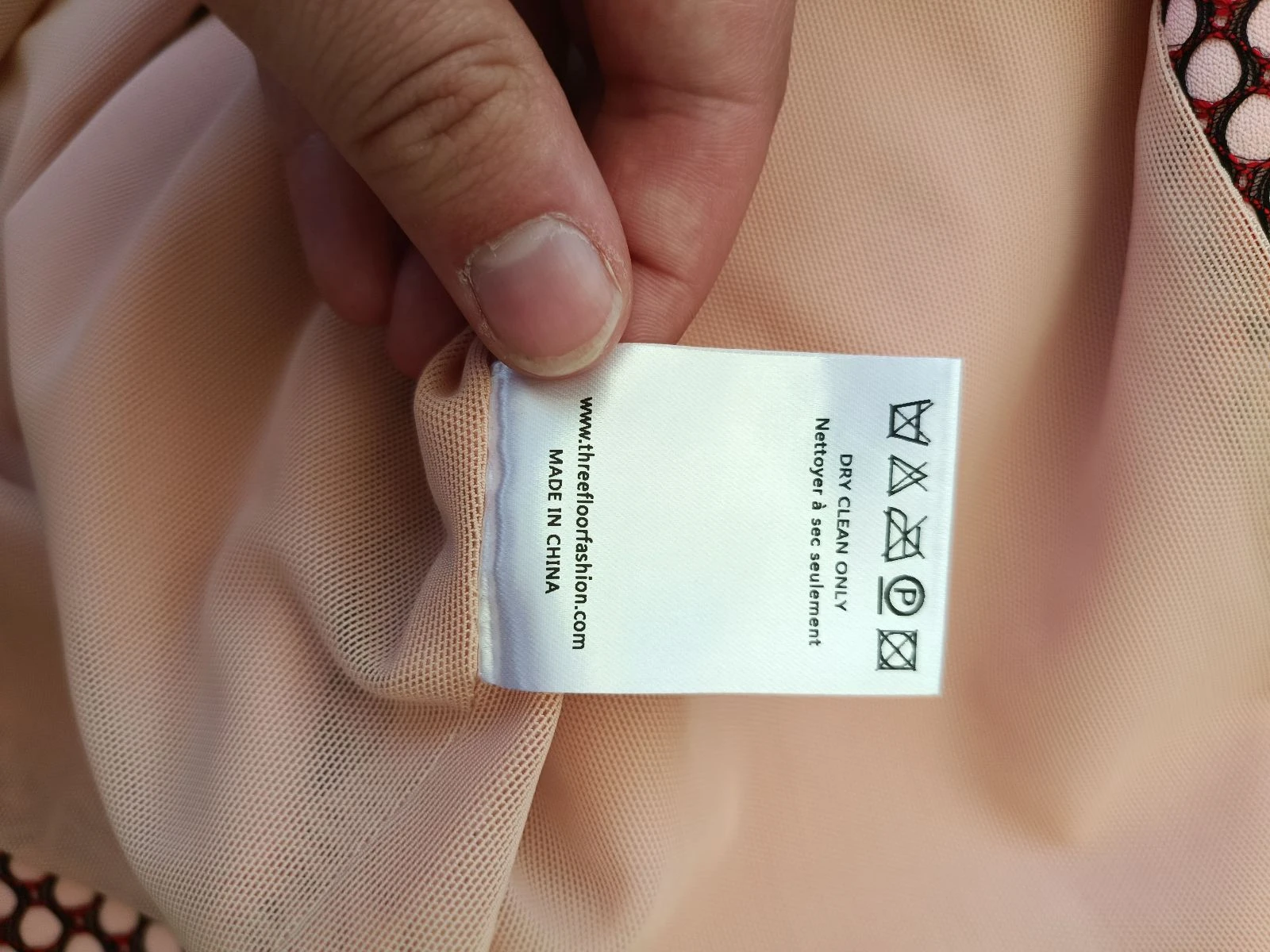 Vestido chic sexy rojo con encaje Three Floor by Liza Korn Talla XS nuevo – photo 13